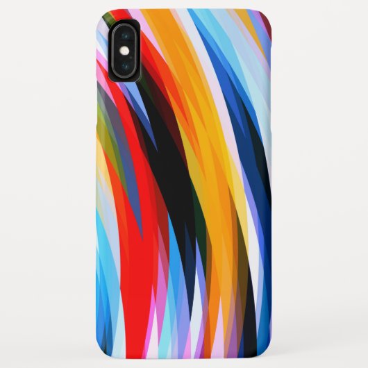 Rood Blauw, zwart Case-Mate iPhone Case (Achterkant)