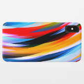 Rood Blauw, zwart Case-Mate iPhone Case (Achterkant (horizontaal))