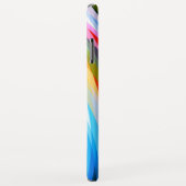 Rood Blauw, zwart Case-Mate iPhone Case (Achterkant/rechts)