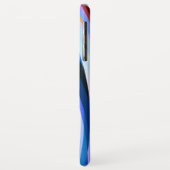 Rood Blauw, zwart Case-Mate iPhone Case (Achterkant/links)