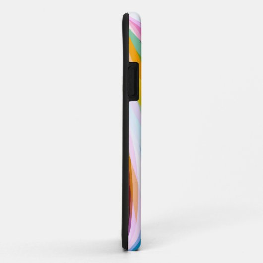 Rood Blauw, zwart Case-Mate iPhone Case (Achterkant/rechts)