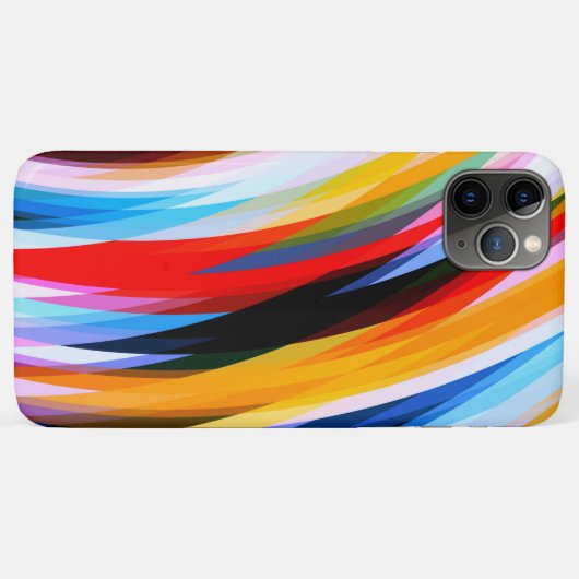 Rood Blauw, zwart Case-Mate iPhone Case (Achterkant (horizontaal))