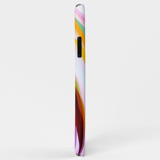 Rood Blauw, zwart Case-Mate iPhone Case (Achterkant/rechts)