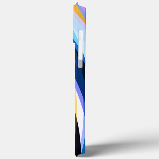 Rood Blauw, zwart Case-Mate iPhone Case (Achterkant / Links)