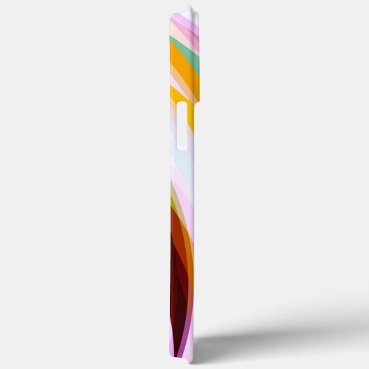 Rood Blauw, zwart Case-Mate iPhone Case (Achterkant / Rechts)