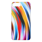 Rood Blauw, zwart Case-Mate iPhone Case (Achterkant)