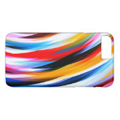 Rood Blauw, zwart Case-Mate iPhone Case (Achterkant (Horizontaal))