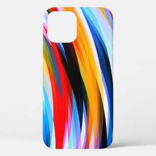 Rood Blauw, zwart iPhone 12 Hoesje