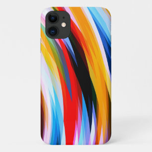 Rood Blauw, zwart Case-Mate iPhone Case