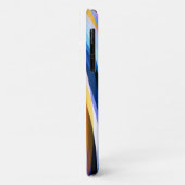 Rood Blauw, zwart Case-Mate iPhone Case (Achterkant/links)