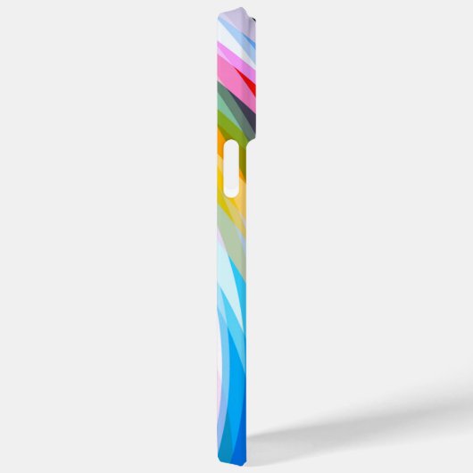 Rood Blauw, zwart Case-Mate iPhone Case (Achterkant / Rechts)