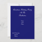 Rood blauwe cadeautjes in winkelzalen kaart (Achterkant)