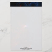 Rood blauwe cellen Fractal Art Briefpapier (Voorkant)