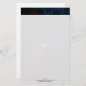 Rood blauwe cellen Fractal Art Briefpapier (Voorkant / Achterkant)