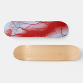 Rood bliksembord persoonlijk skateboard (Horizontaal)
