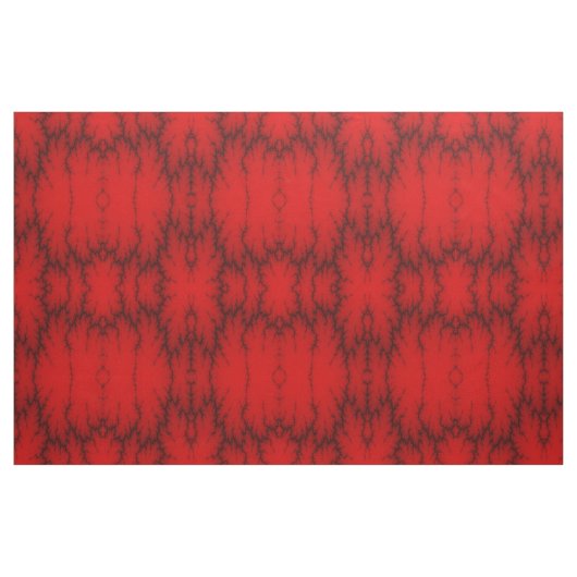 Rood bliksempatroon stof (Yard (91,4 cm))