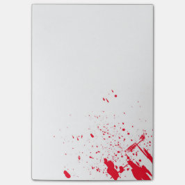 Rood bloedplaatje post-it® notes