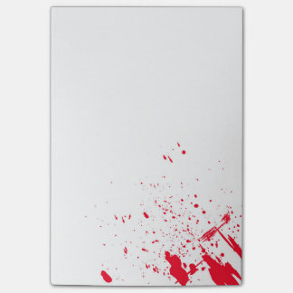 Rood bloedplaatje post-it® notes