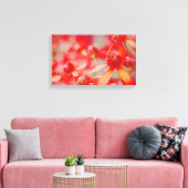 Rood Bloemen Canvas Kunst (Insitu (Woonkamer))
