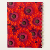 rood bloemenpatroon planner (Achterkant)