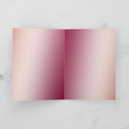 Rood Blush Roze glitter Sparkle Leopard Print Kaart (Binnen)