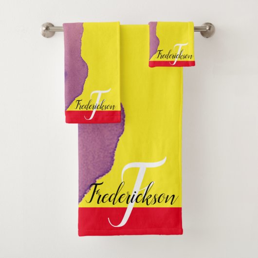 Rood blush Roze Kleur Pallete 2021 Bad Handdoek (Insitu)