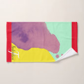 Rood blush Roze Kleur Pallete 2021 Bad Handdoek (Handdoek)