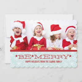 ROOD BLUW, WEES BLIJ | KERSTKAART
