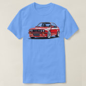 Rood BMW M3 E30 T-shirt (Design voorkant)