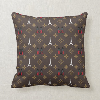 Rood bodemblad stilettos schoenhazels lv monogram kussen