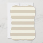 Rood Boerderij tractor op Tan Stripes Kaart (Achterkant)