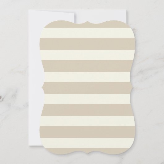 Rood Boerderij tractor op Tan Stripes Kaart (Achterkant)