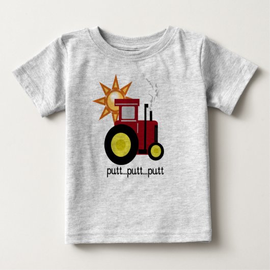 Rood Boerderij Tractor T-shirts en cadeaus (Voorkant)