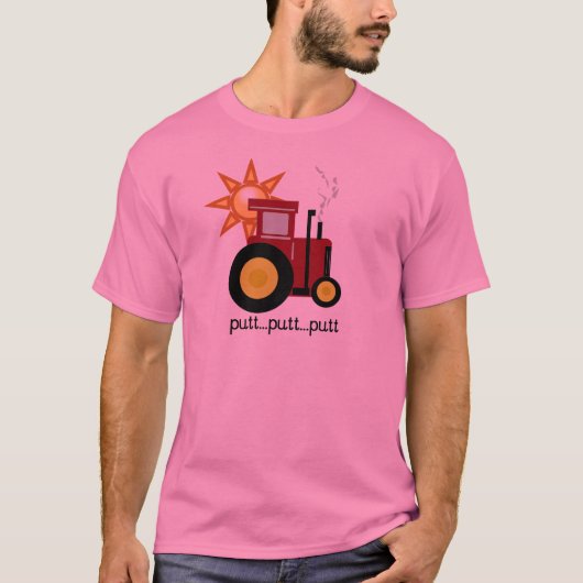 Rood Boerderij Tractor T-shirts en cadeaus (Voorkant)