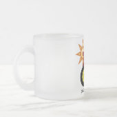 Rood Boerderij Tractor T-shirts en cadeaus Matglas Koffiemok (Links)