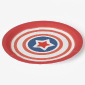 Rood Bord met witte cirkelvormige lijn en middenst (Gekanteld)