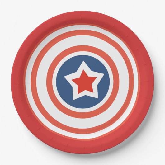 Rood Bord met witte cirkelvormige lijn en middenst (Voorkant)