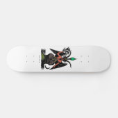 Rood borstskateboard skateboard (Horizontaal)