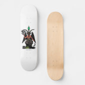 Rood borstskateboard skateboard (Voorkant)