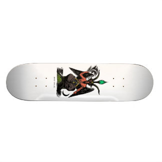 Rood borstskateboard skateboard