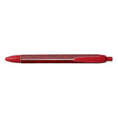 Rood bos, rode sierstrip pen, zwarte inkt pen (Achterkant)