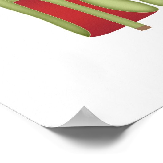 Rood Bottometjes stilettos schoenen, hoge hakken e Poster (Hoek)