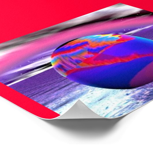 Rood Bow Sphere Poster (Hoek)