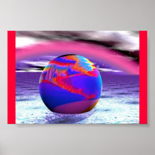 Rood Bow Sphere Poster