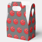 Rood Bowling Ball Patroon Bedankdoosjes (Geopend)