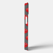 Rood Bowling Ball Patroon Case-Mate iPhone Case (Achterkant / Rechts)