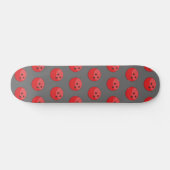 Rood Bowling Ball Patroon Persoonlijk Skateboard (Horizontaal)