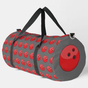 Rood Bowling Ball Patroon Plunjezak