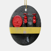 rood brandalarm keramisch ornament (Rechts)