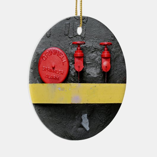 rood brandalarm keramisch ornament (Rechts)